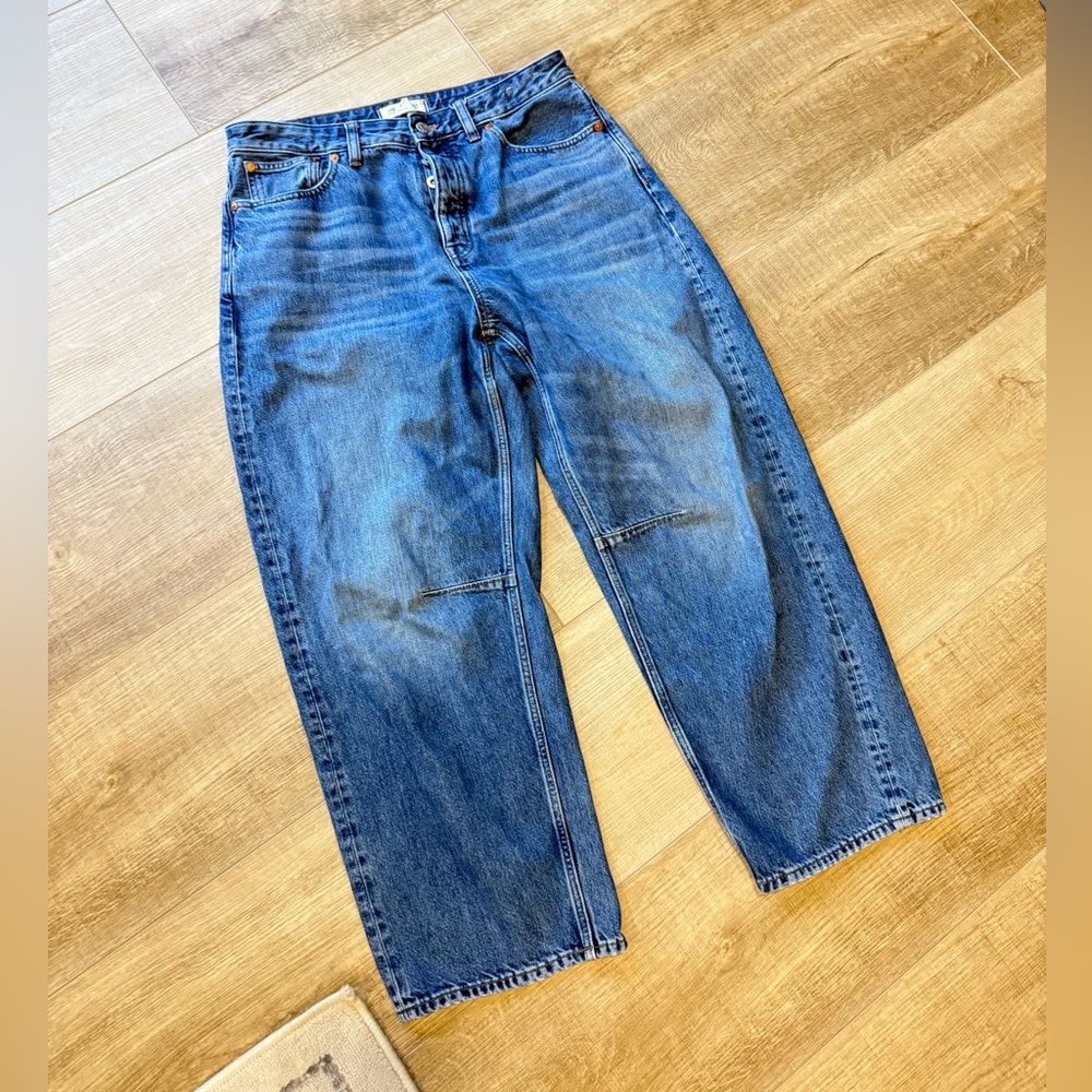 Madewell Curvy Darted Barrel Leg Jean | 29 - Picture 3 of 4